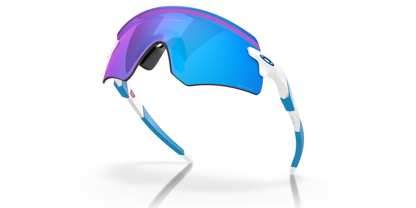 [Prizm Sapphire Lenses, Polished White Frame]