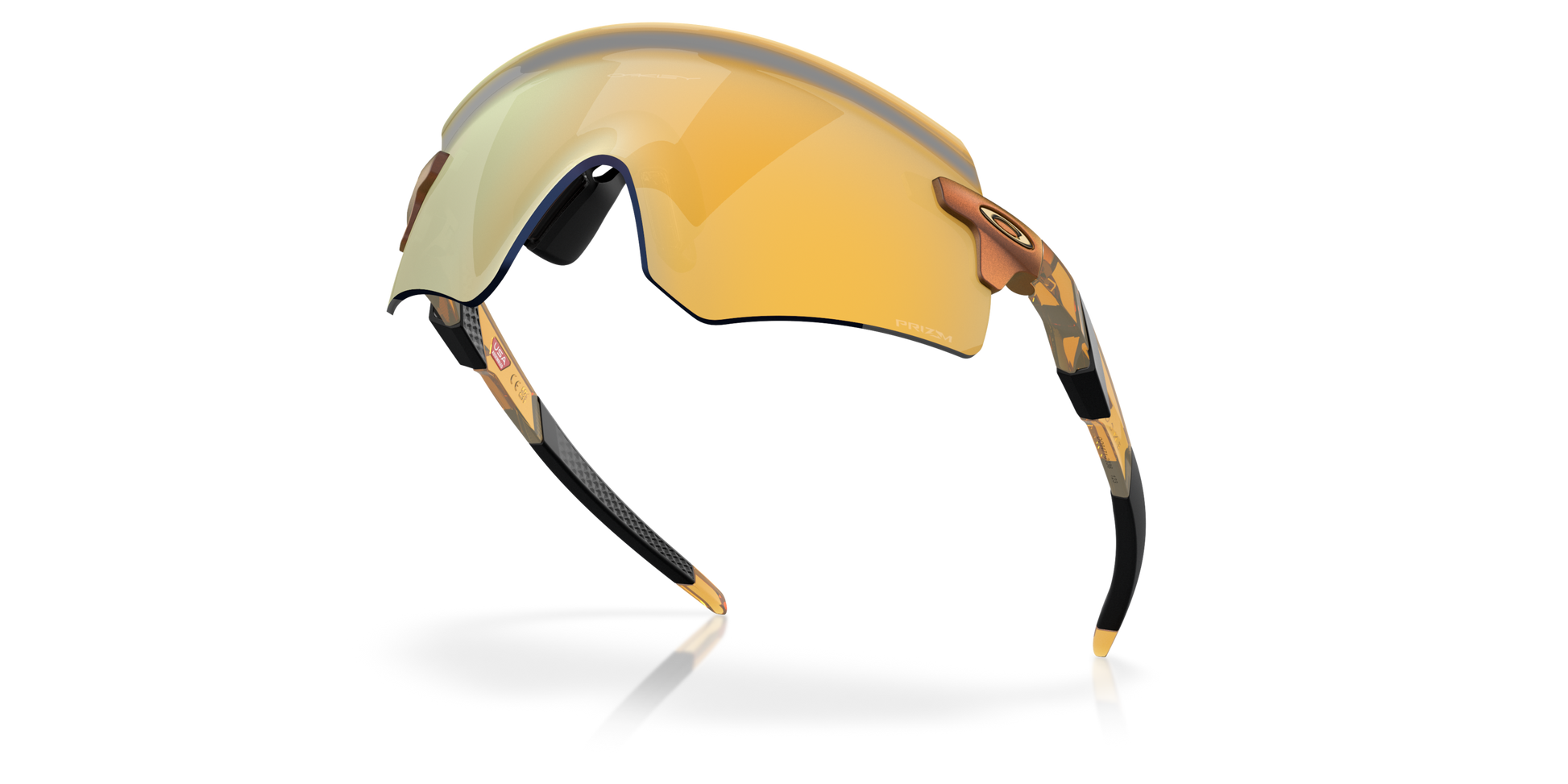 [Prizm 24K Lenses, Transparent Light Curry Frame]