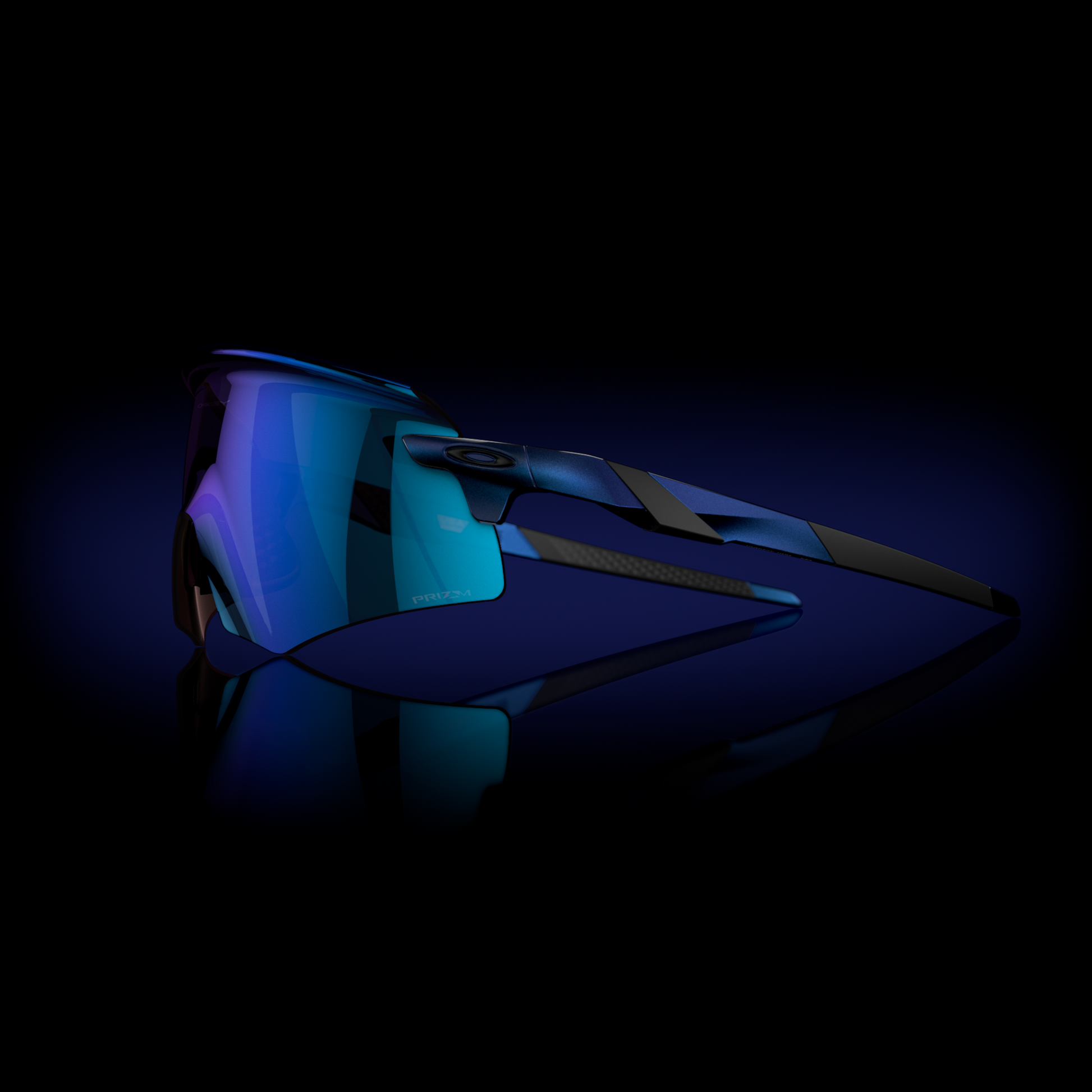 [Prizm Sapphire Lenses, Matte Cyan/Blue Colorshift Frame]