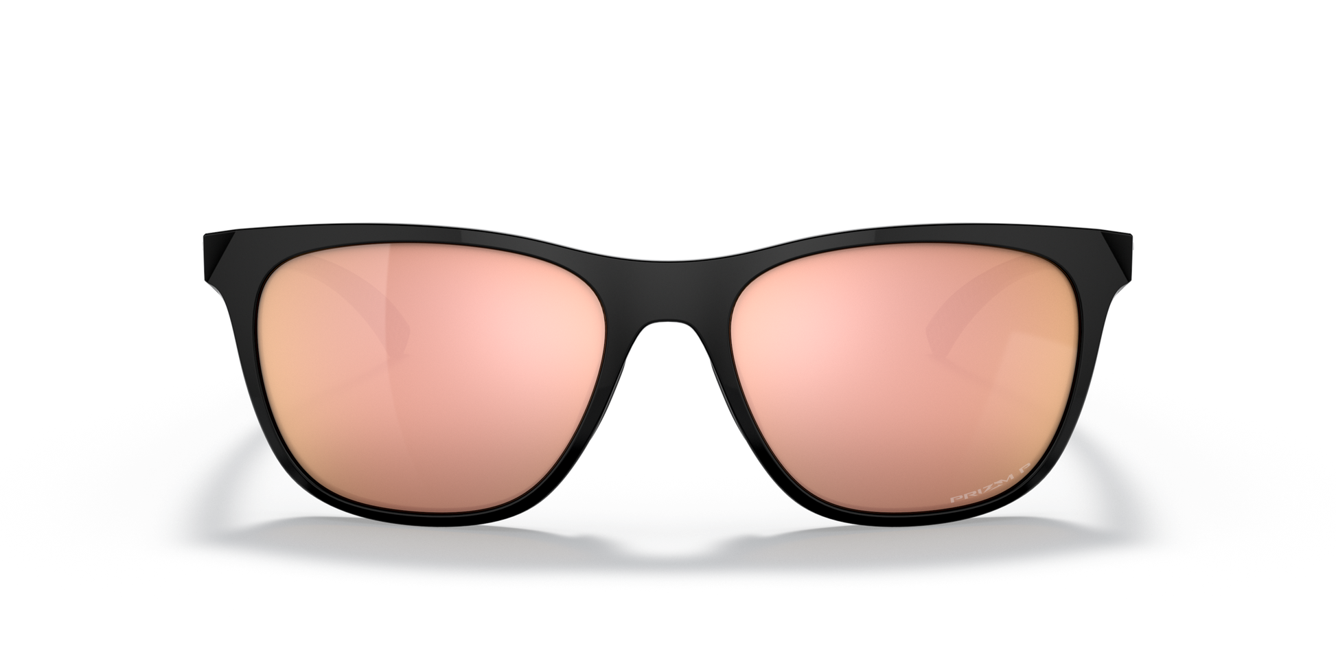 [Prizm Rose Gold Polarized Lenses, Polished Black Frame]