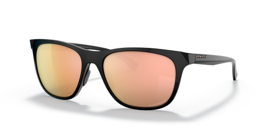 [Prizm Rose Gold Polarized Lenses, Polished Black Frame]