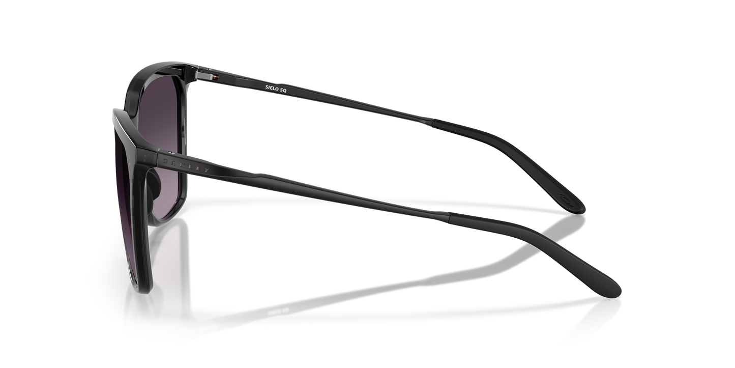 [Prizm Grey Gradient Lenses, Polished Black Ink Frame]