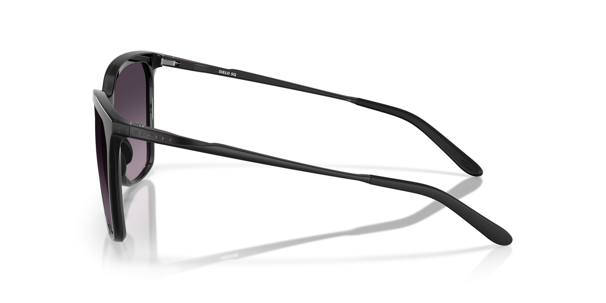 [Prizm Grey Gradient Lenses, Polished Black Ink Frame]
