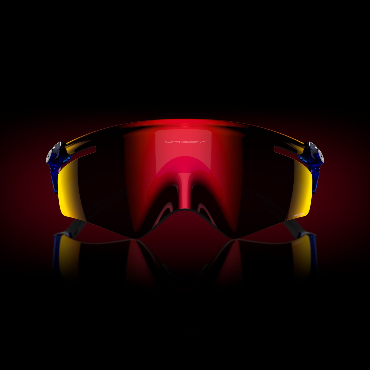 [Prizm Ruby Lenses, Crystal Blue Frame]