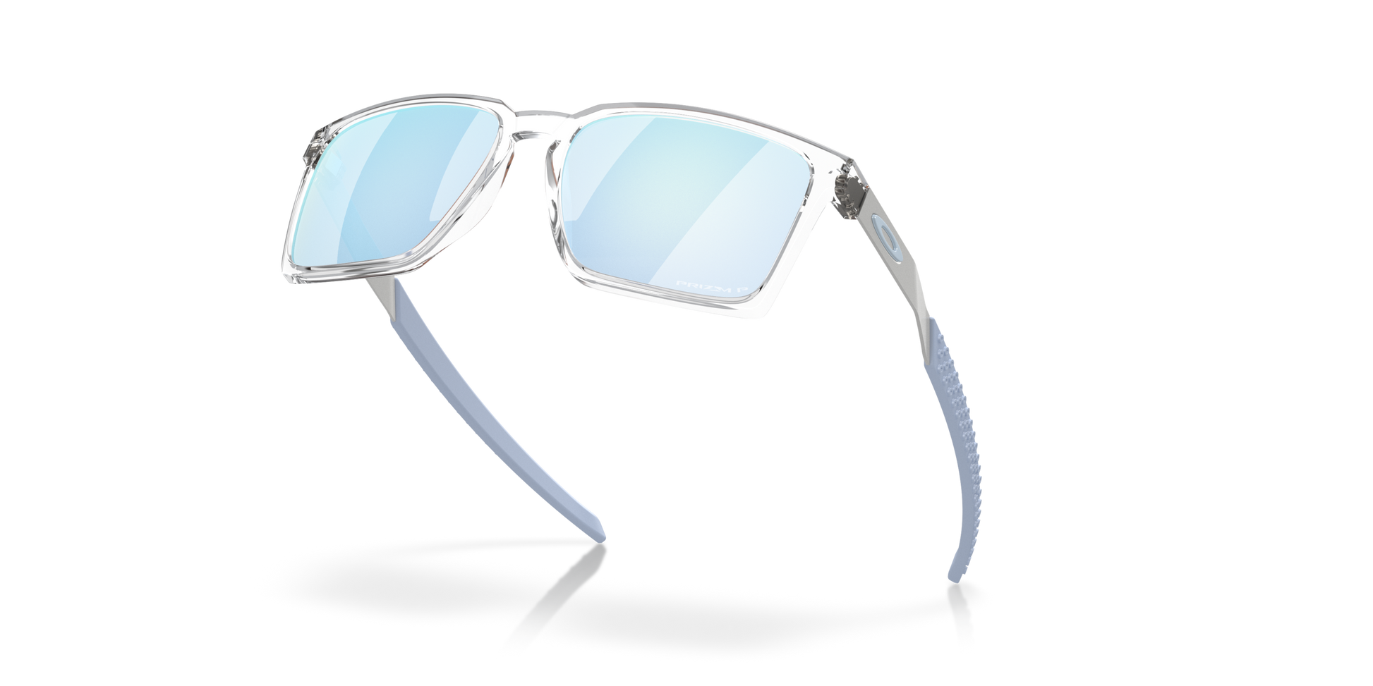 [Prizm Deep Water Polarized Lenses, Polished Clear Frame]