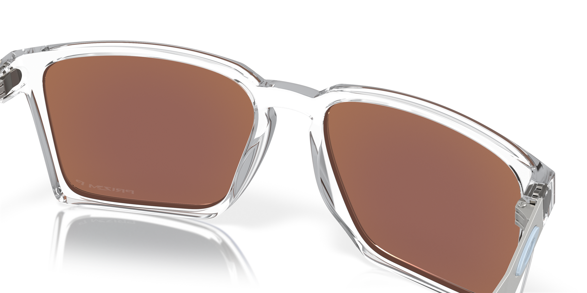 [Prizm Deep Water Polarized Lenses, Polished Clear Frame]