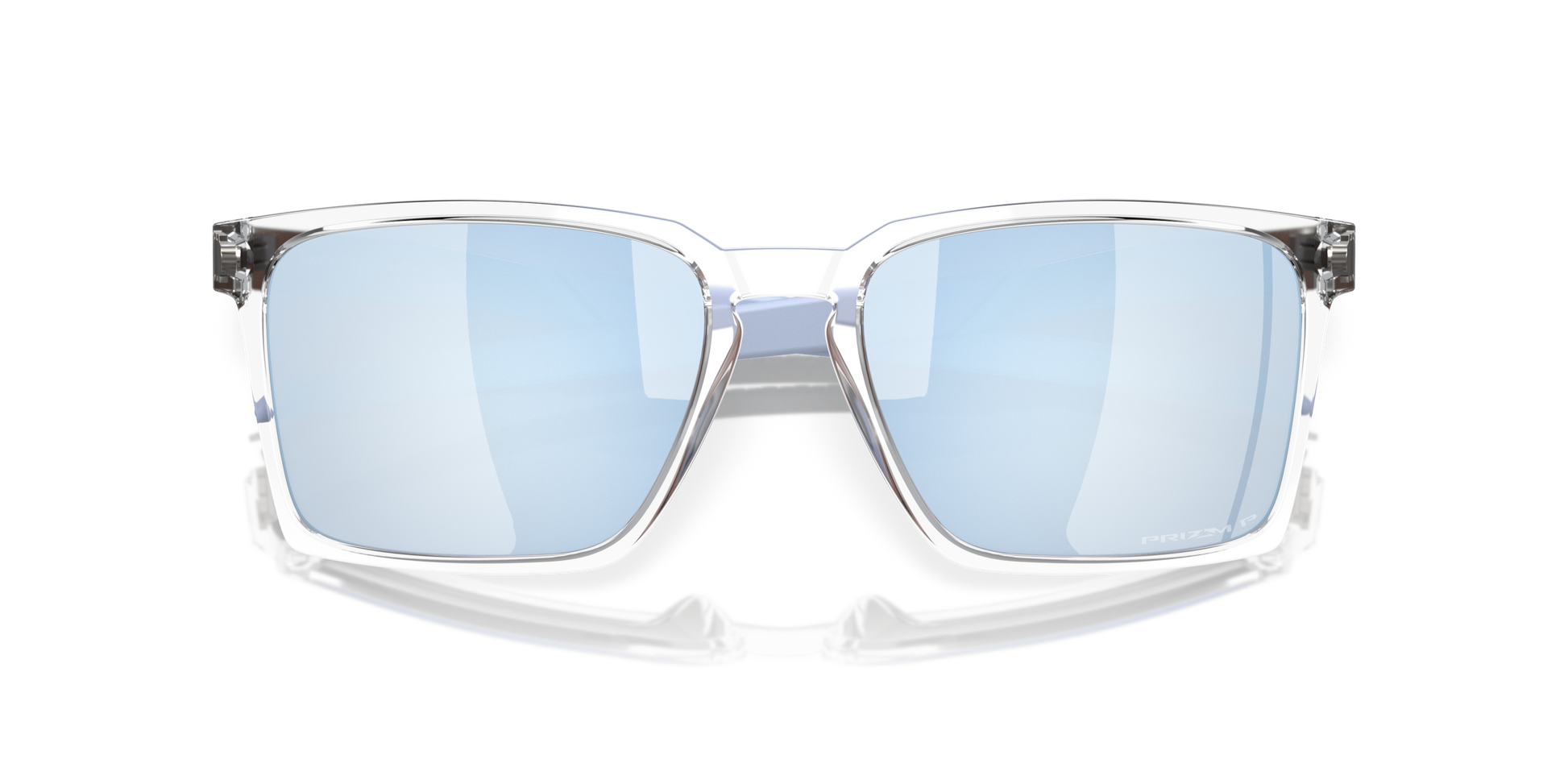 [Prizm Deep Water Polarized Lenses, Polished Clear Frame]