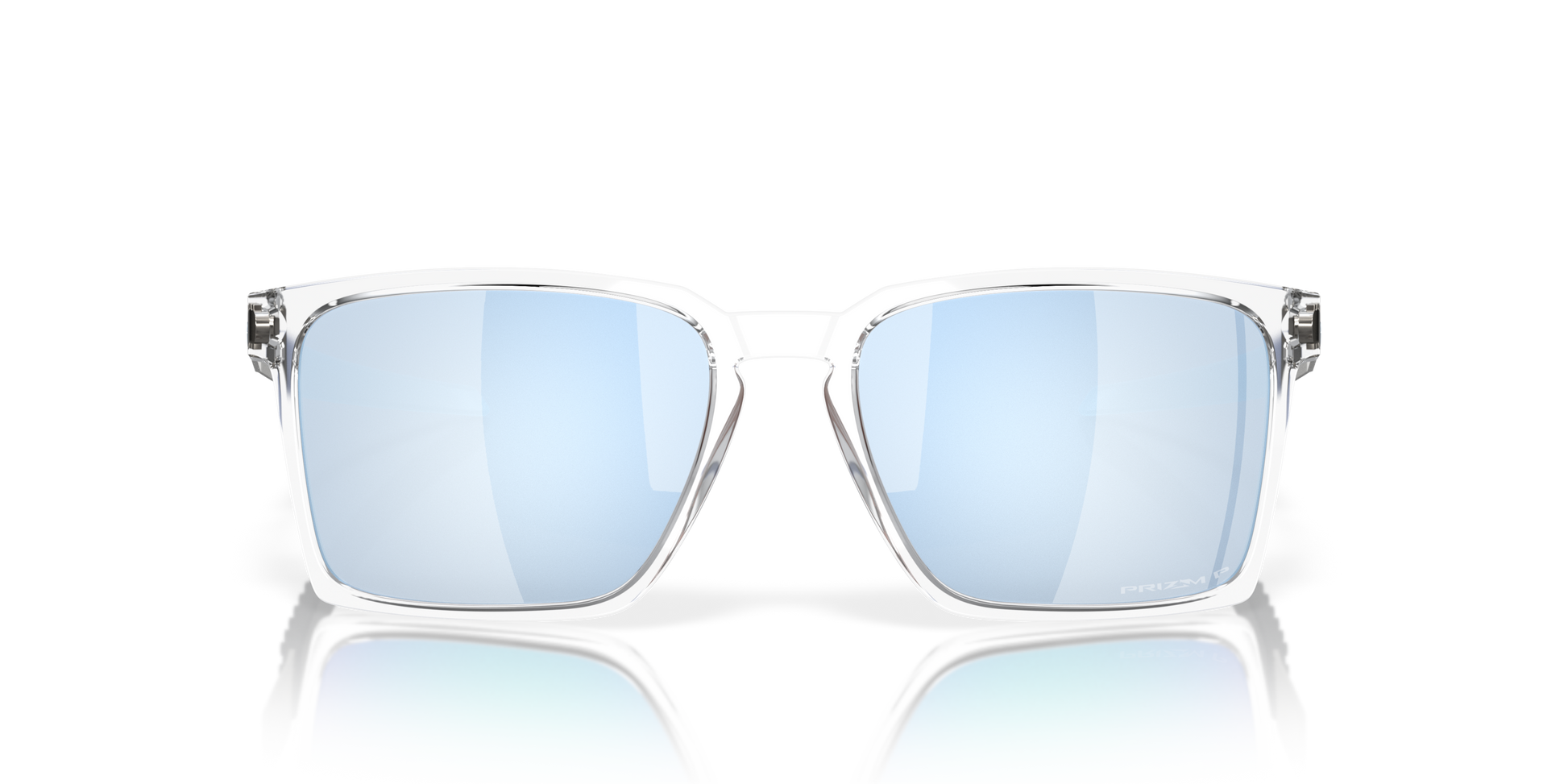 [Prizm Deep Water Polarized Lenses, Polished Clear Frame]