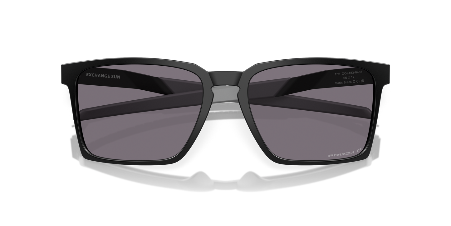 [Prizm Grey Polarized Lenses, Satin Black Frame]