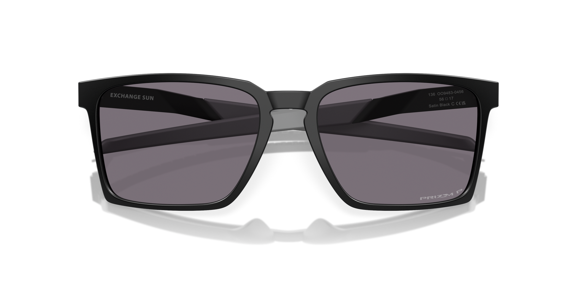 [Prizm Grey Polarized Lenses, Satin Black Frame]