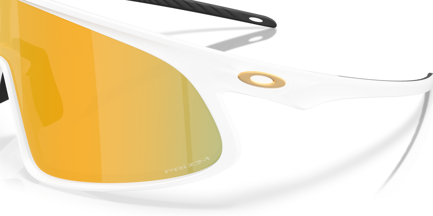[Prizm 24K Lenses, Matte White Frame]