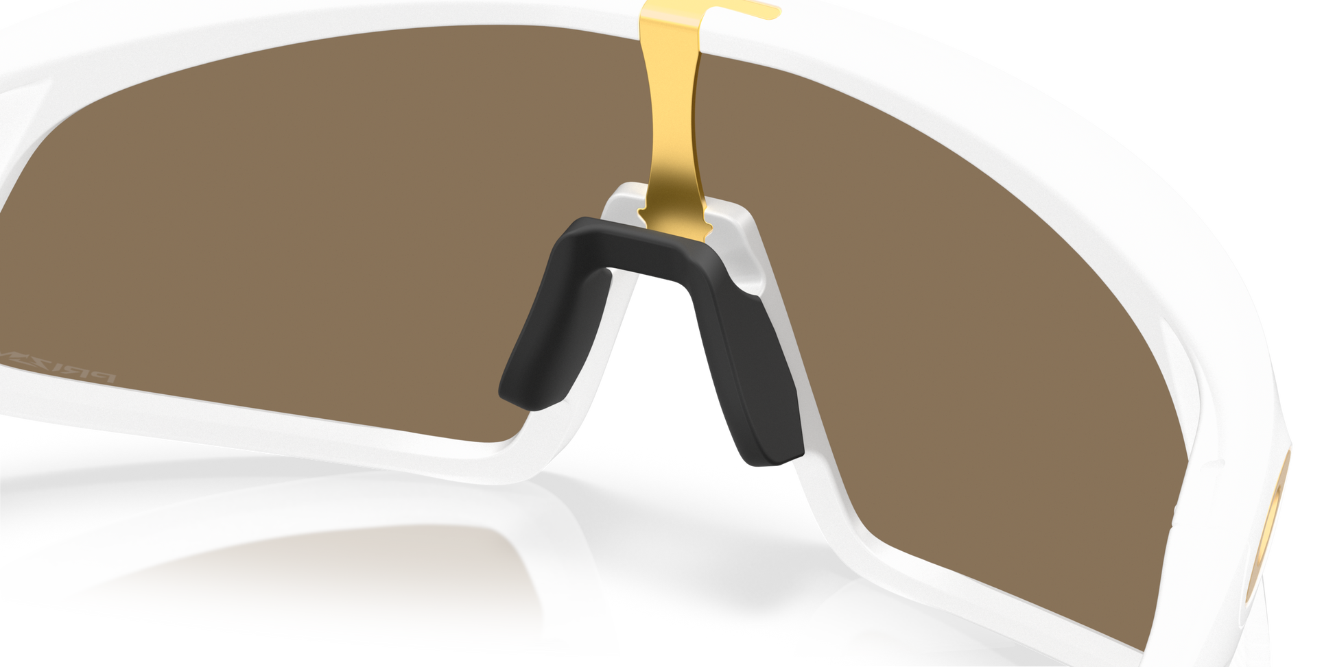 [Prizm 24K Lenses, Matte White Frame]