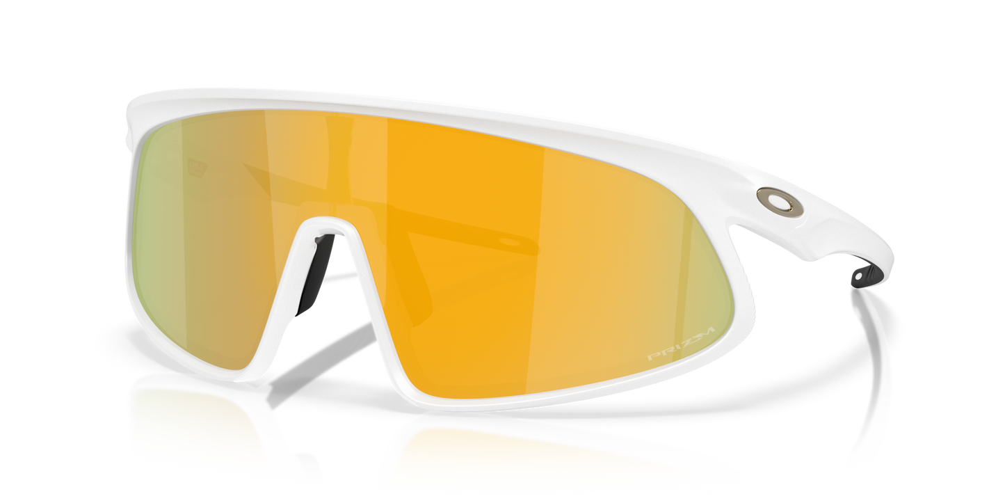 [Prizm 24K Lenses, Matte White Frame]