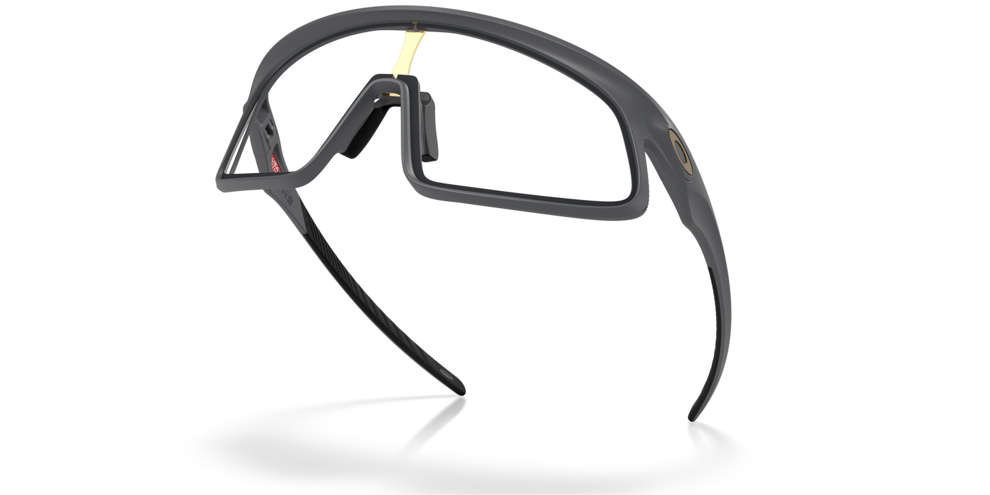 [Clear To Black Iridium Photochromic Lenses, Matte Carbon Frame]