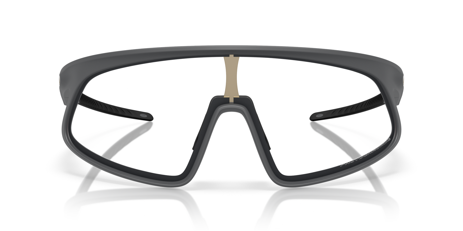 [Clear To Black Iridium Photochromic Lenses, Matte Carbon Frame]