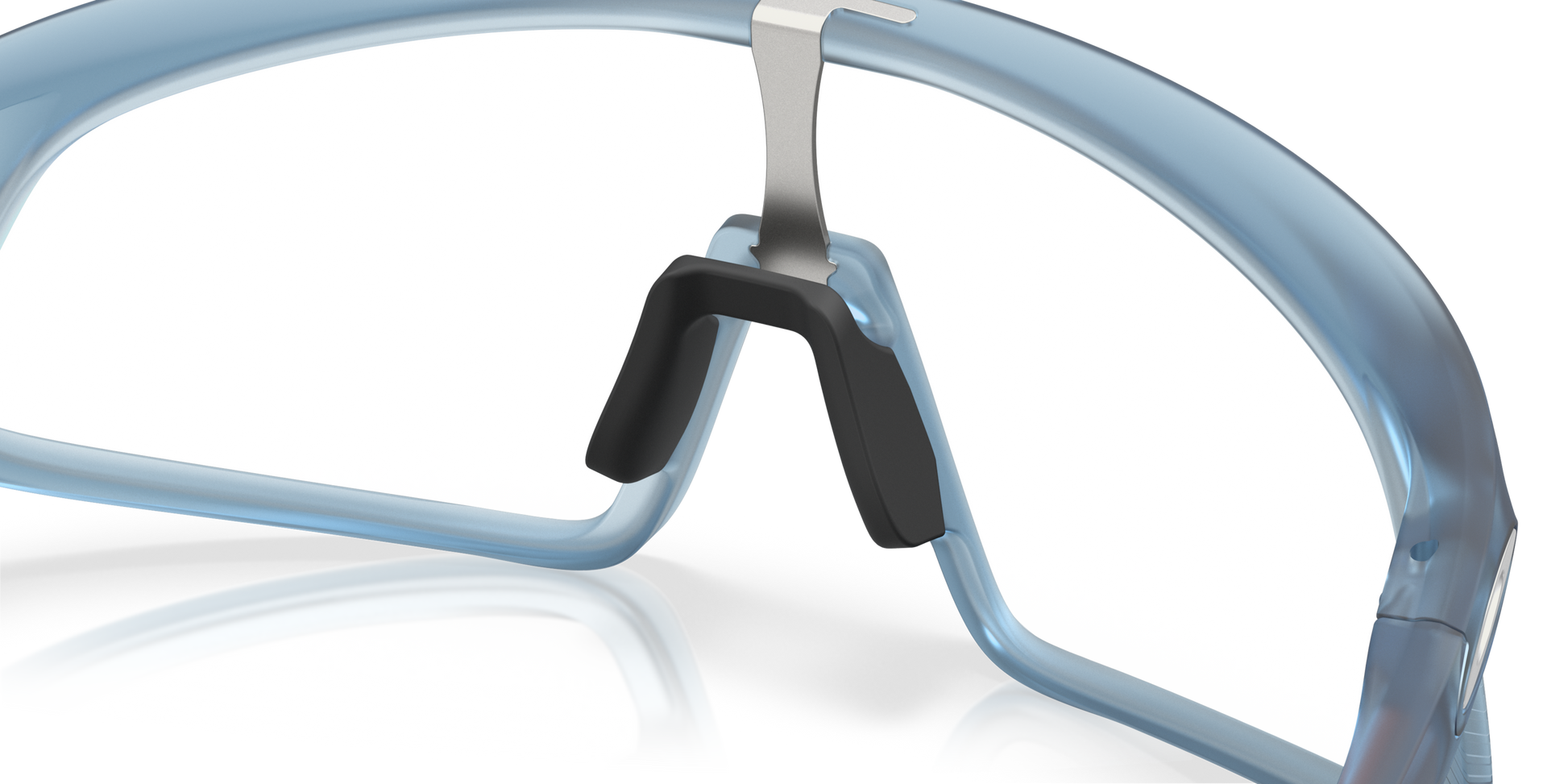 [Clear To Black Iridium Photochromic Lenses, Matte Transparent Stonewash Frame]