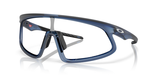 [Clear To Black Iridium Photochromic Lenses, Matte Transparent Stonewash Frame]