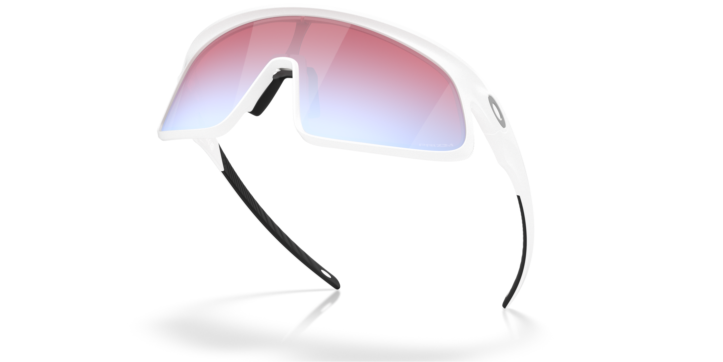 [Prizm Snow Sapphire Lenses, Matte White Frame]