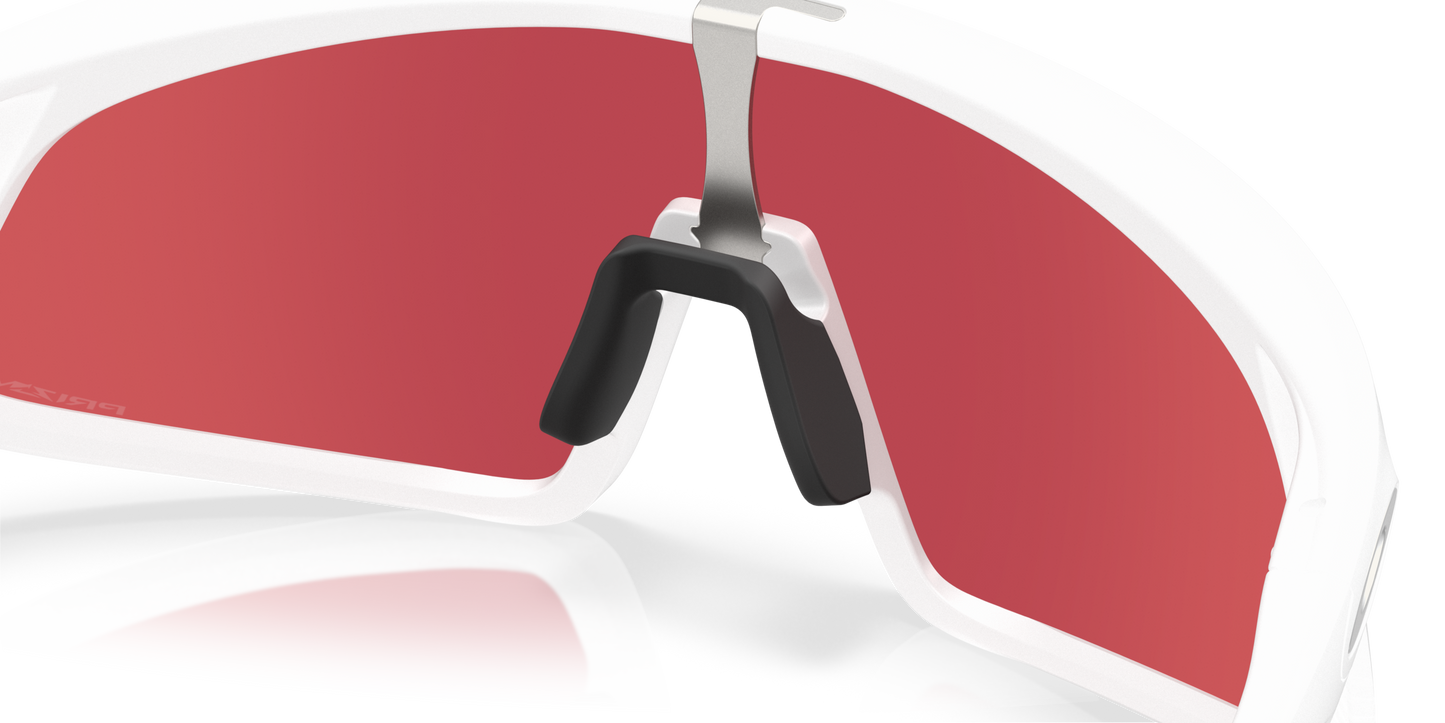 [Prizm Snow Sapphire Lenses, Matte White Frame]