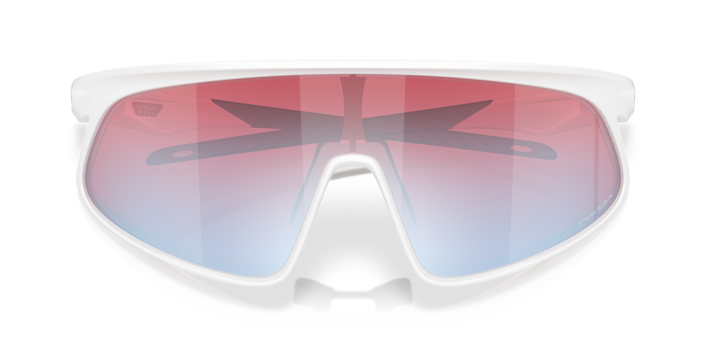 [Prizm Snow Sapphire Lenses, Matte White Frame]