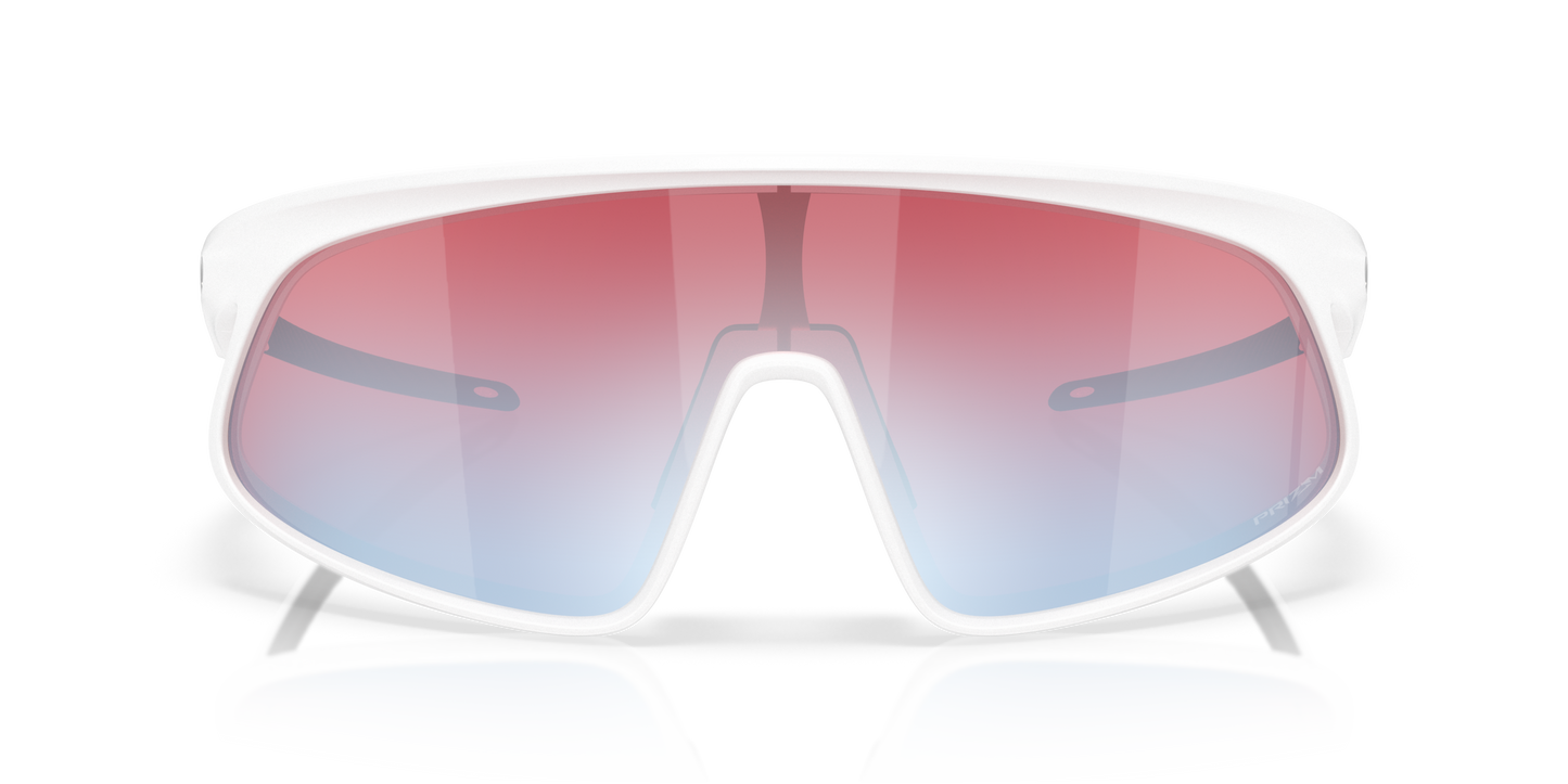 [Prizm Snow Sapphire Lenses, Matte White Frame]
