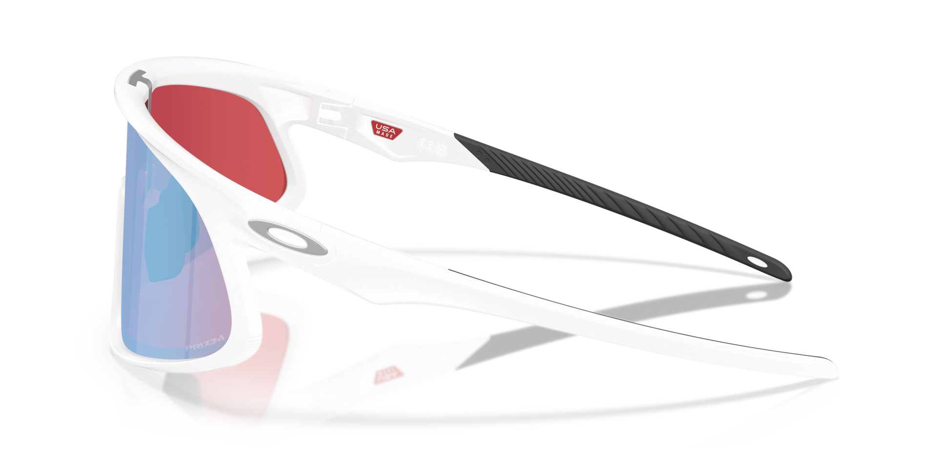 [Prizm Snow Sapphire Lenses, Matte White Frame]