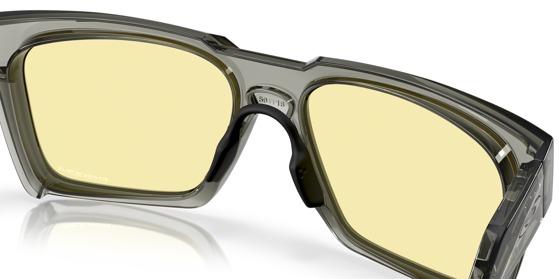 [Prizm Gaming™ 2.0 Lenses, Polished Grey Smoke Frame]