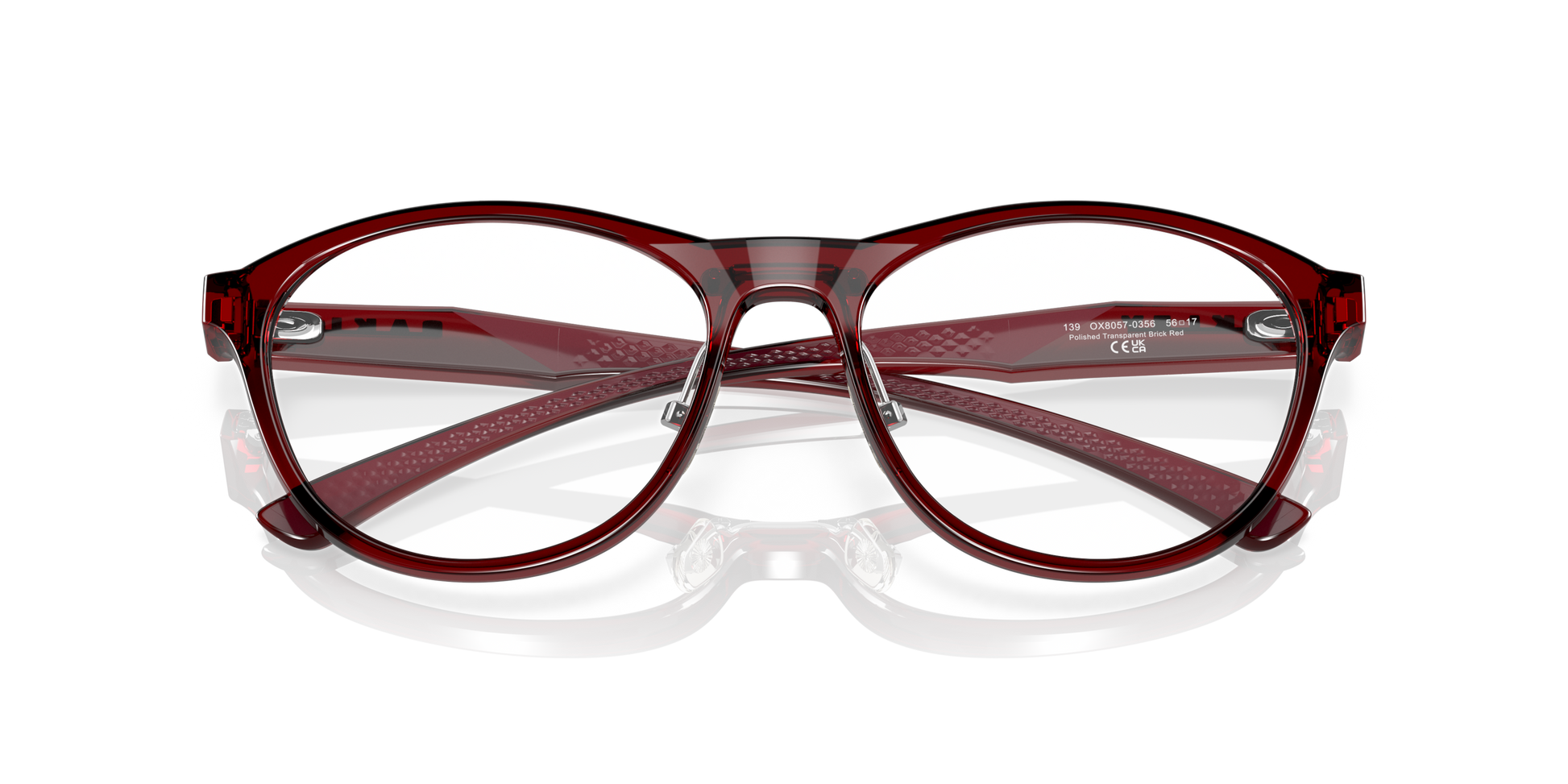 [Polished Transparent Brick Red Frame]