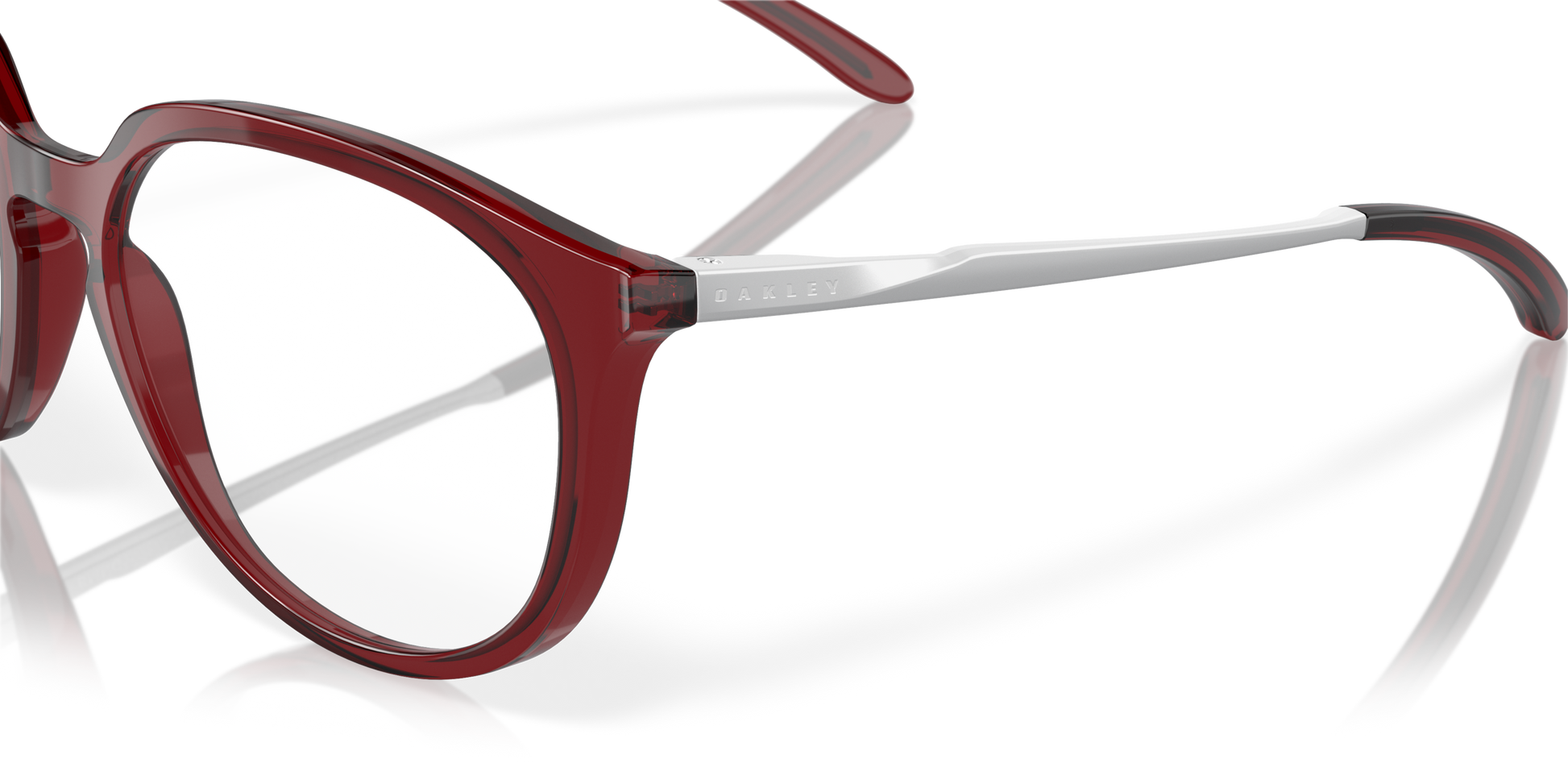 [Polished Translucent Brick Red Frame]