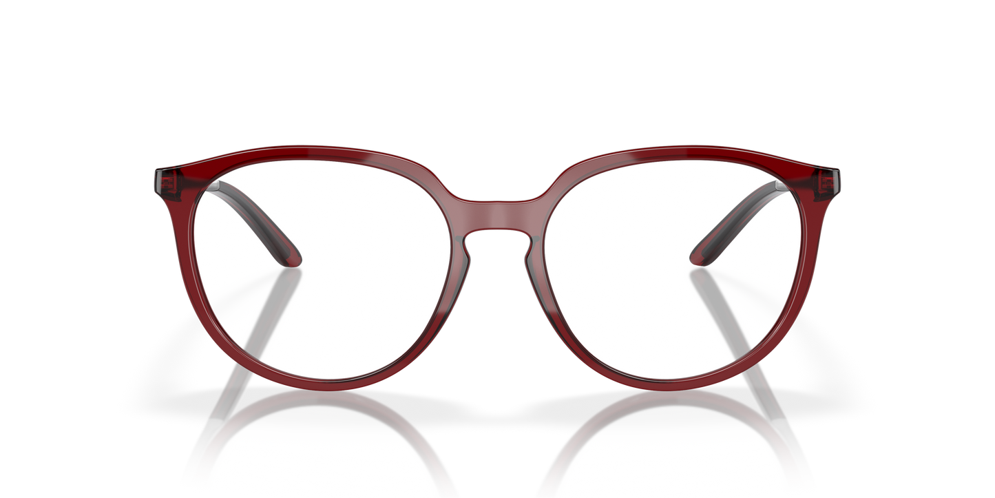 [Polished Translucent Brick Red Frame]