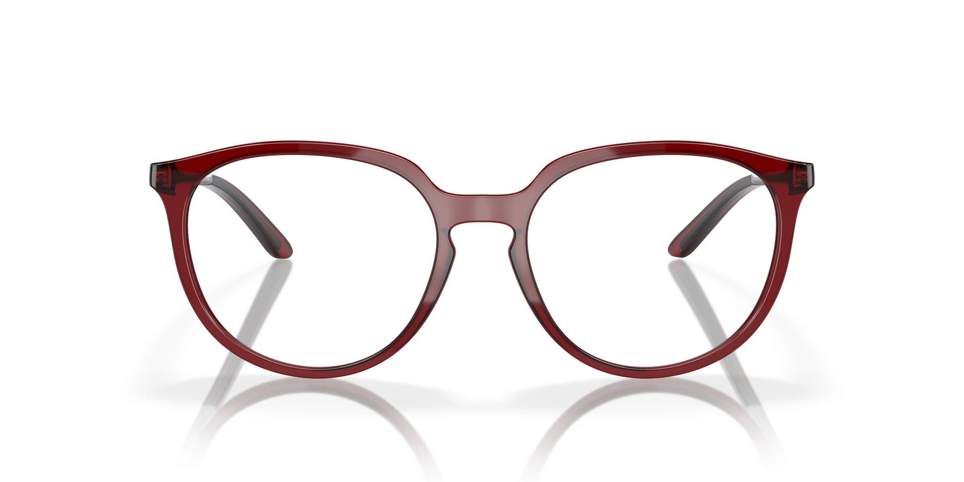 [Polished Translucent Brick Red Frame]