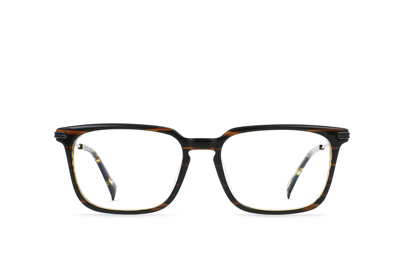 [Stout + Brindle Tortoise / Clear]