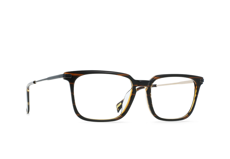 [Stout + Brindle Tortoise / Clear]