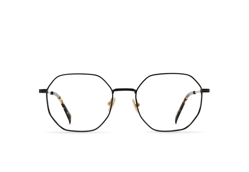 [Black Gold + Brindle Tortoise / Clear]