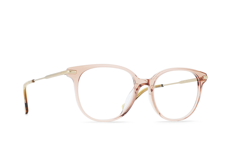 [Magnolia + Suede / Clear]