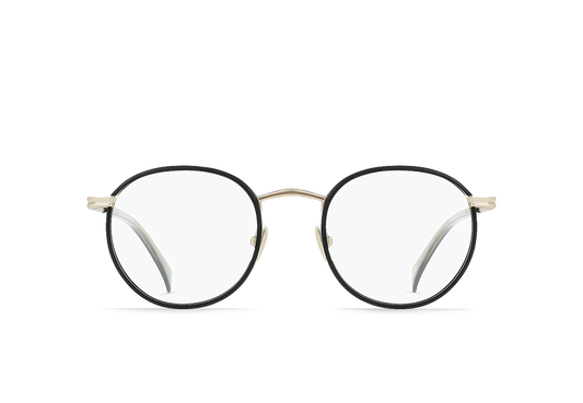 [Satin Japanese Gold + Matte Black / Clear]