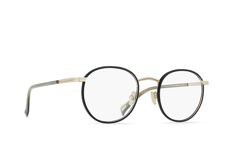 [Satin Japanese Gold + Matte Black / Clear]