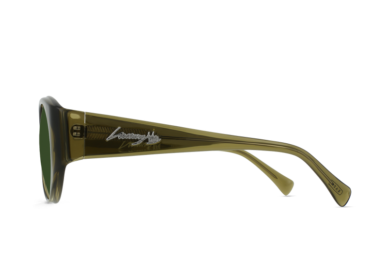 [Transparent / Bottle Green]