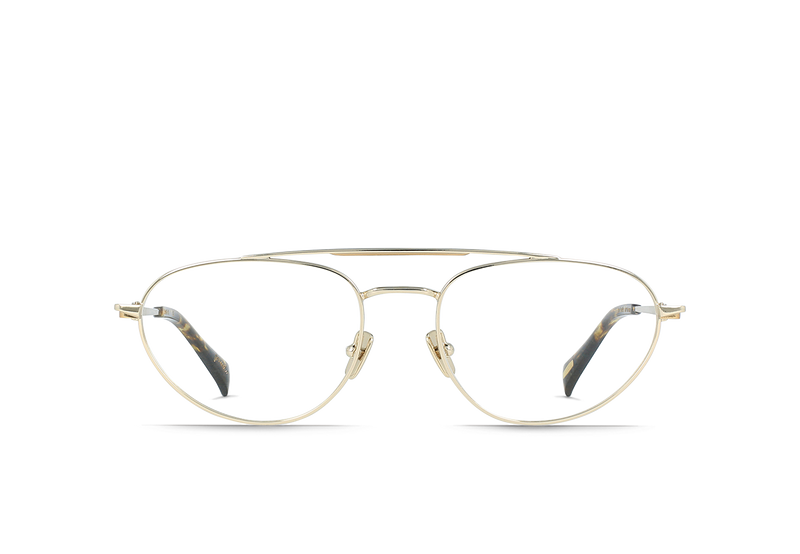 [Gold + Brindle Tortoise / Clear]