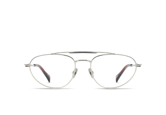 [Gunmetal + Oxblood / Clear]