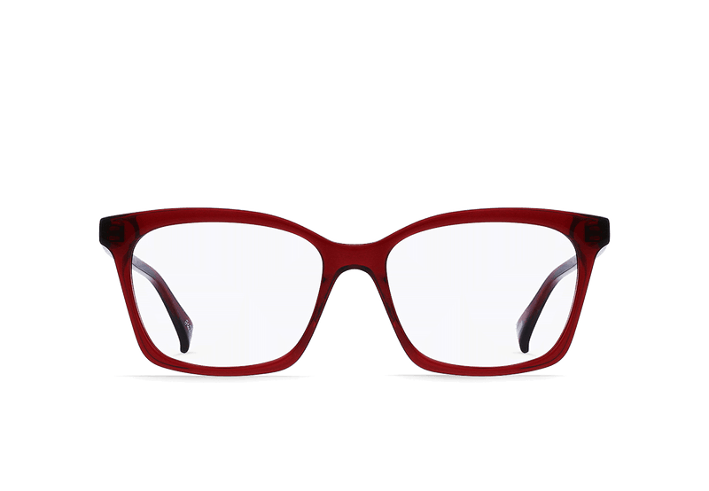 [Oxblood / Clear]