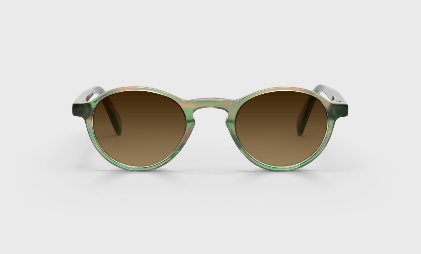 [17 - Olive Green Demi Front and Temples]