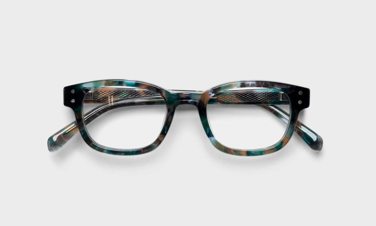 [09 - Lake Blue Woodgrain Front and Temples]