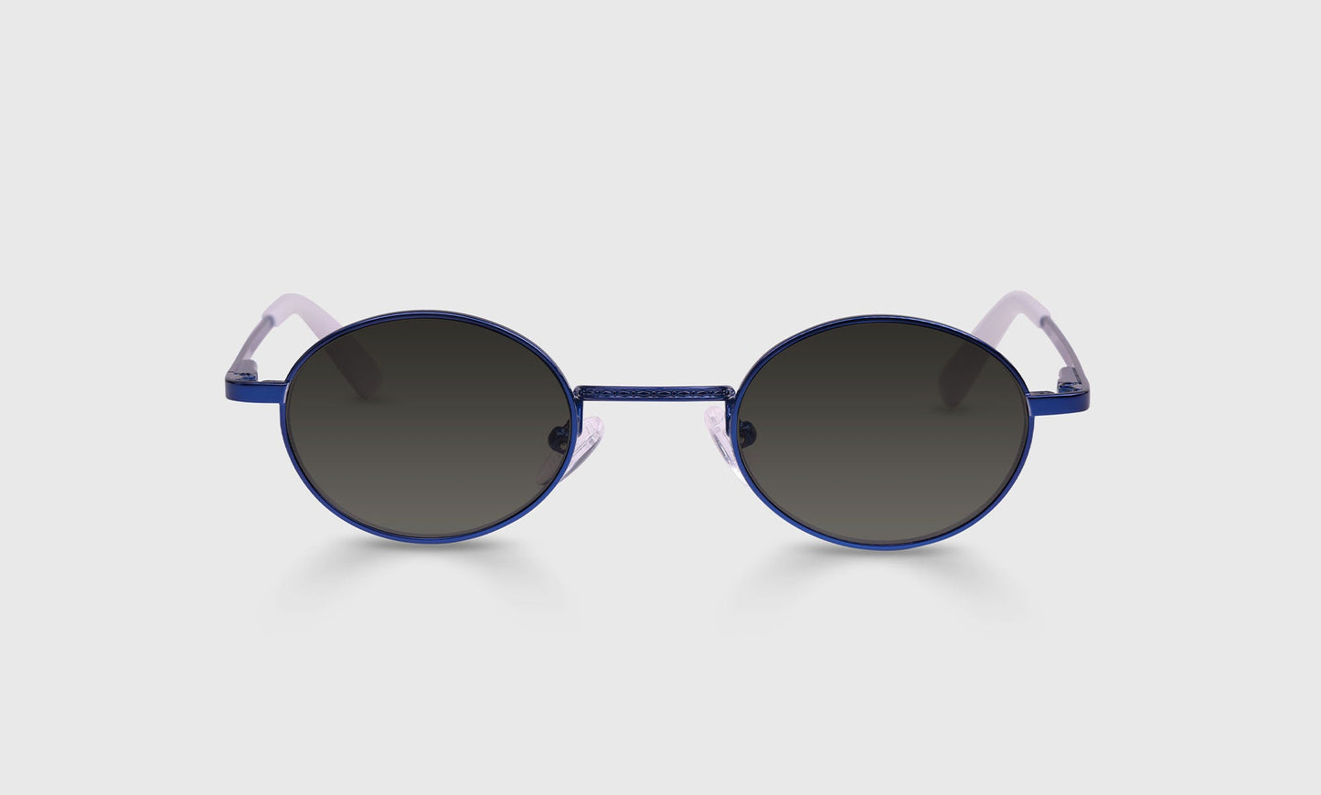 [09 - Navy Metal Front and White Temples]