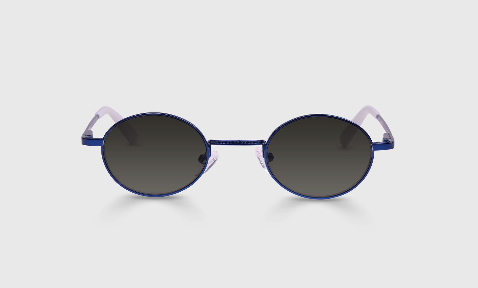 [09 - Navy Metal Front and White Temples]