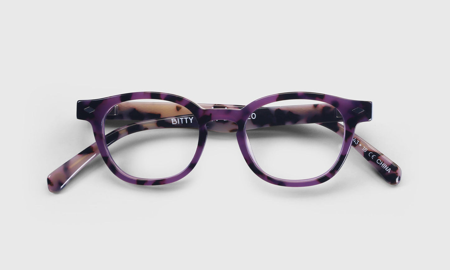[20 - Violet Tortoise Front and Temples]