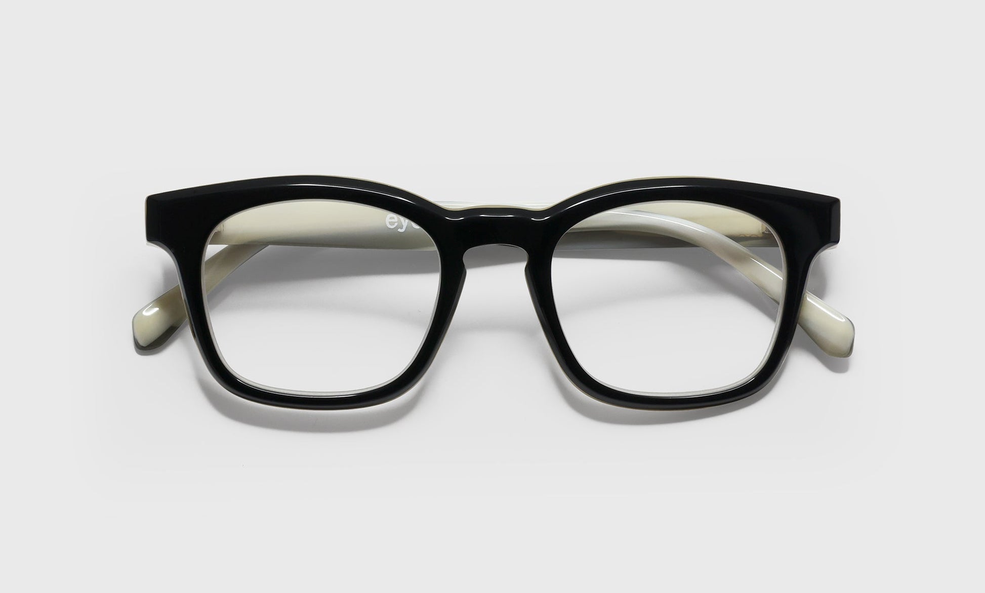 [00 - Black with White Marble Inside Front and Temples]