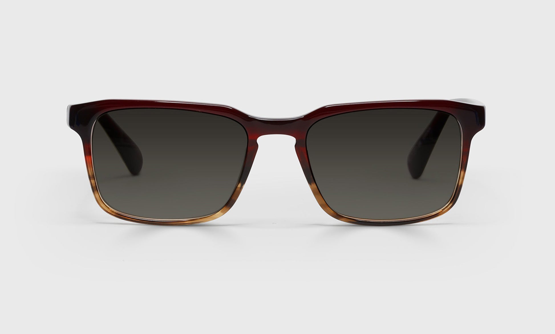 [01 - Burgundy to Brown Fade Front with Burgundy Temples]
