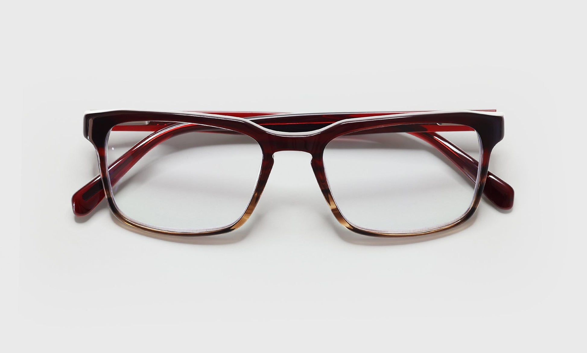[01 - Burgundy to Brown Fade Front with Burgundy Temples]