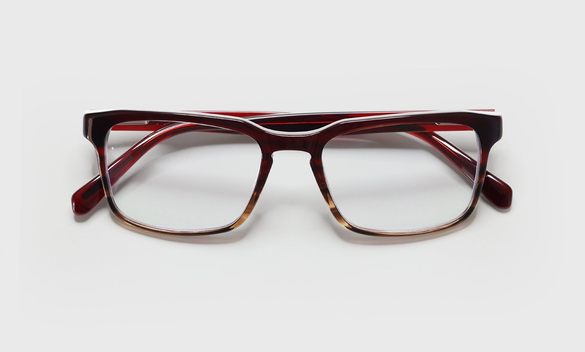 [01 - Burgundy to Brown Fade Front with Burgundy Temples]